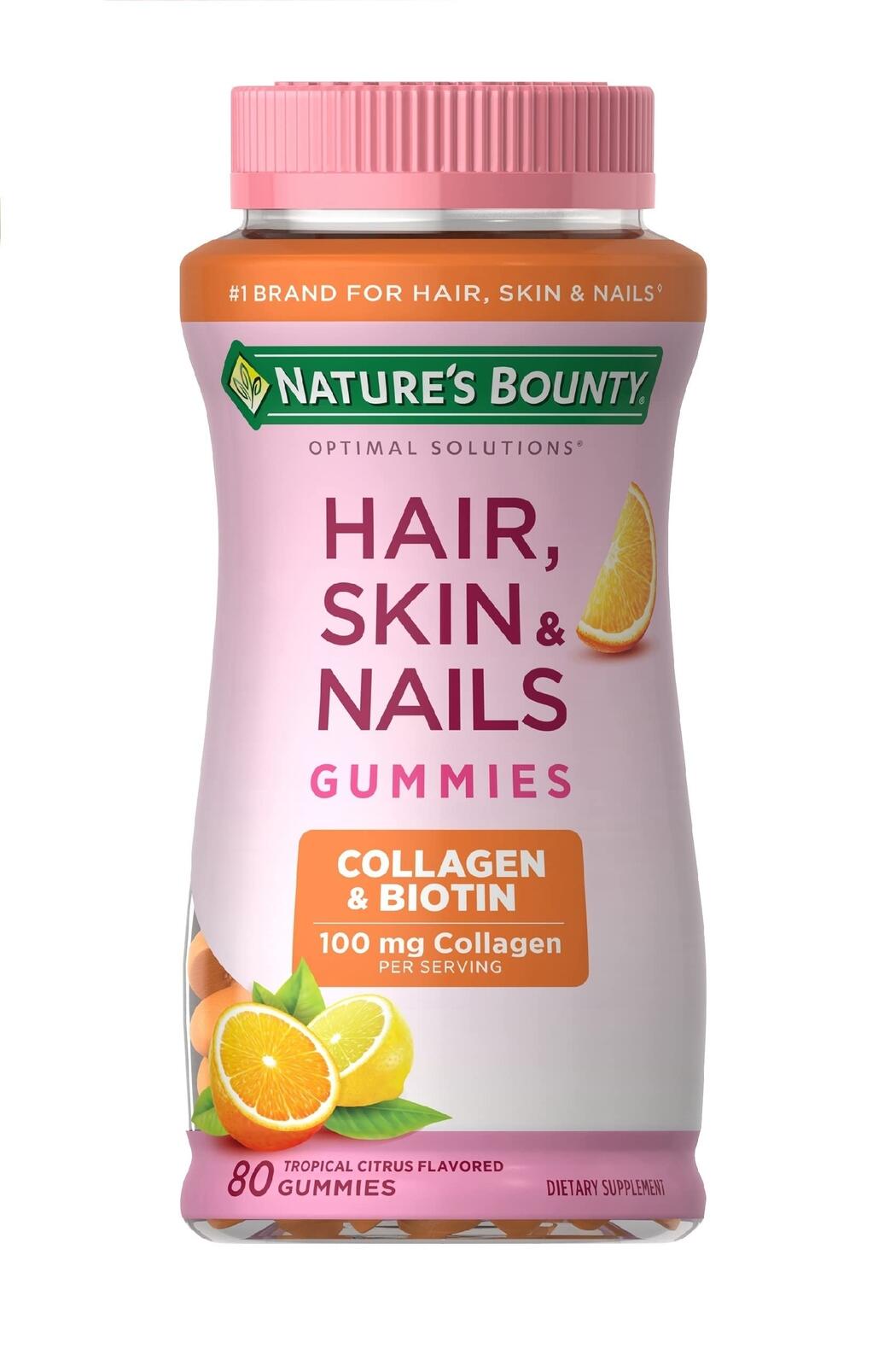 Nature's Bounty Optimal Solutions Citrus-Flavored Gummies, 80 Ct