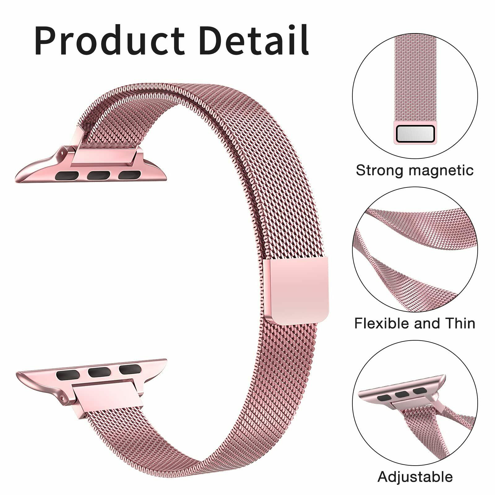 CTYBB for Apple Watch Band Series Ultra SE 8 7 6 5 4 3 2 1 38mm 40mm 41mm 42mm
