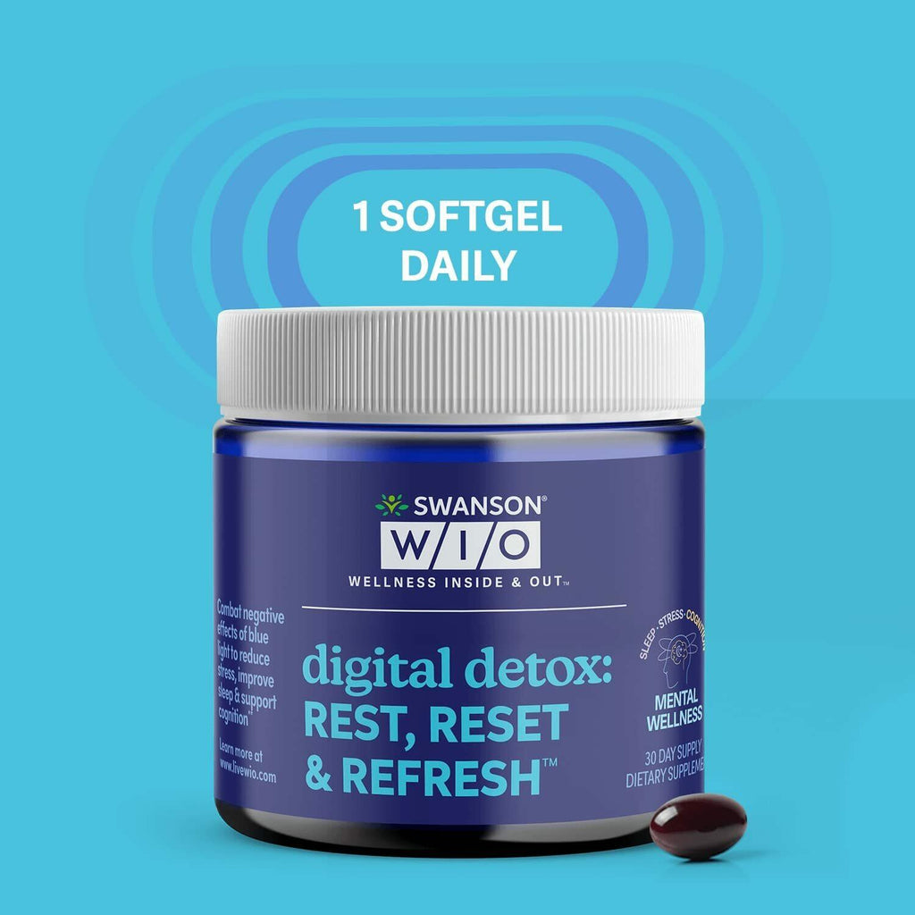 Swanson WIO Digital Detox: Rest, Reset & Refresh Sleep Better, Blue Light