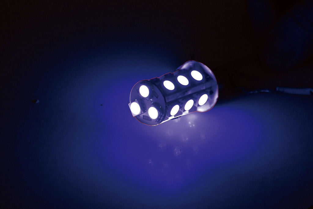 CARZOOM CZ-SGL-18R-24V Blue 24V Turn Signal Light (18SMD-5050, NO conbuss/flash,