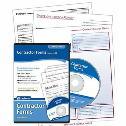 Contractor's Forms Compact Disc one pack