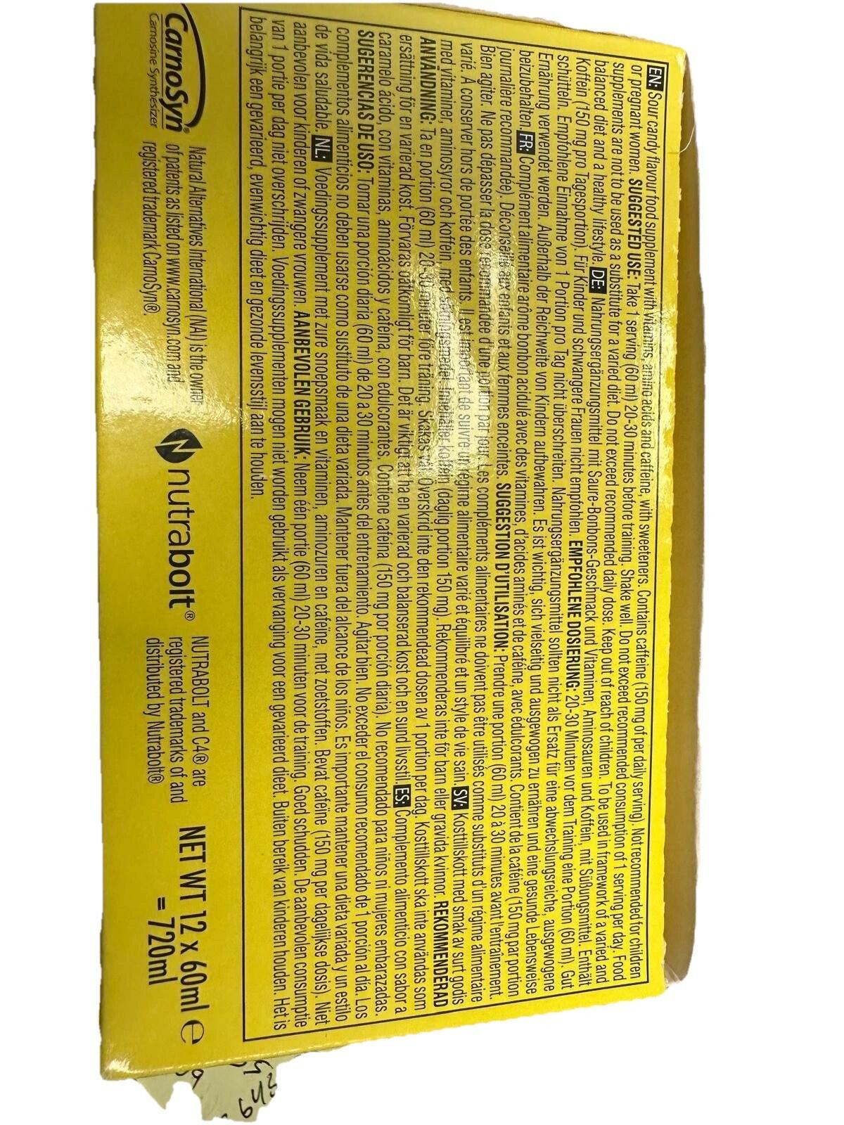 Cellucor C4 Original Pre-Workout Shots 12x60ml