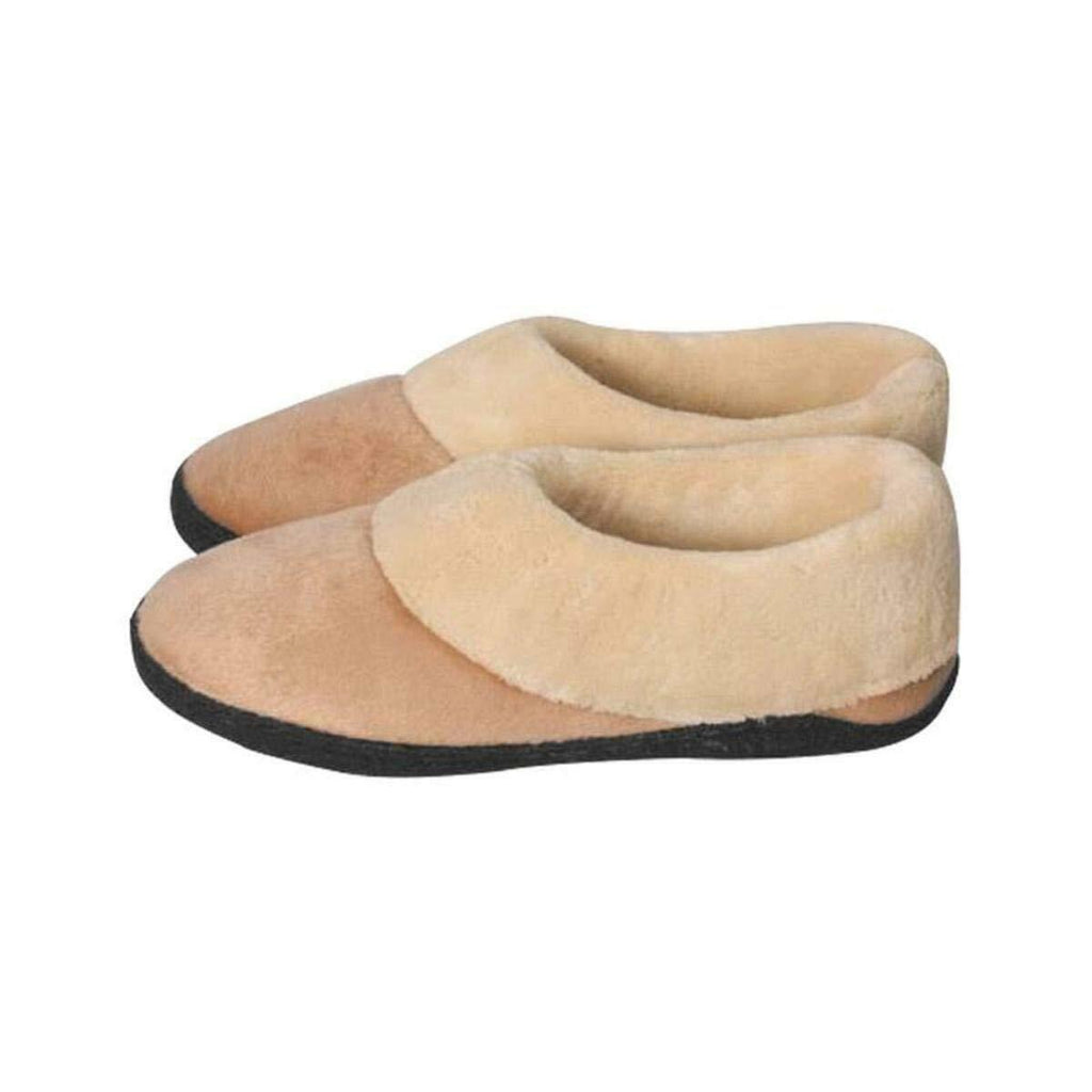 Stay Warm Apparel Memory Foam Heated Slipper With Rechargeable Battery, Black,