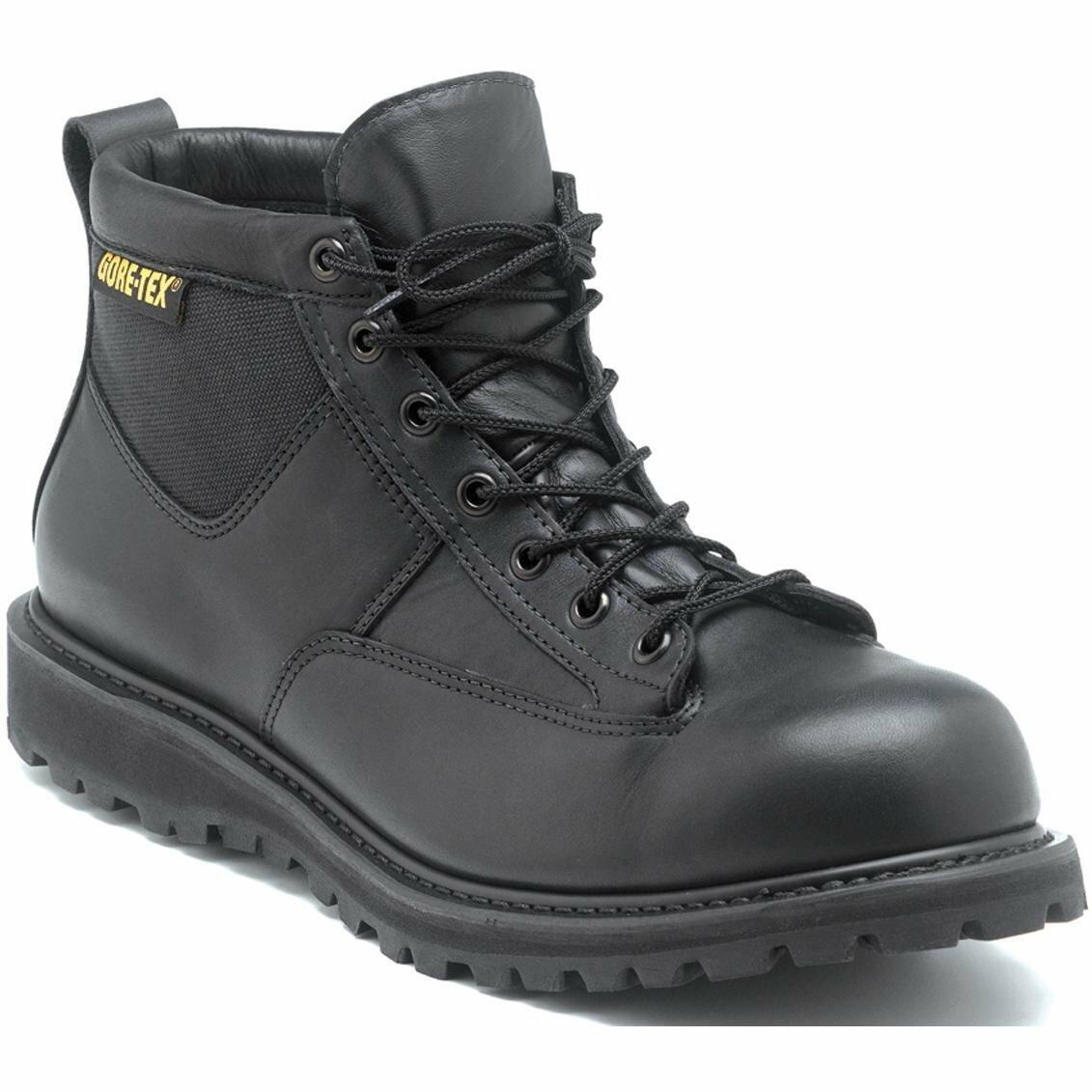 Rocky Mens Black Leather Goretex Work Northern Ops Chukka Boots 7 W