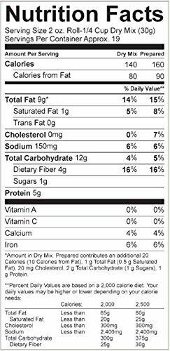 Rories Grain Free Dough Mix (20oz) Gluten free, Low Carb, Paleo Friendly, Low