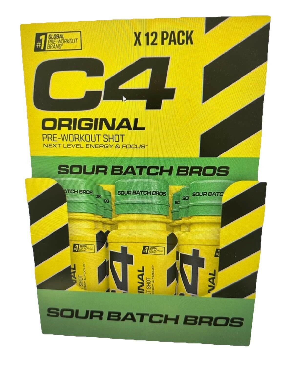 Cellucor C4 Original Pre-Workout Shots 12x60ml