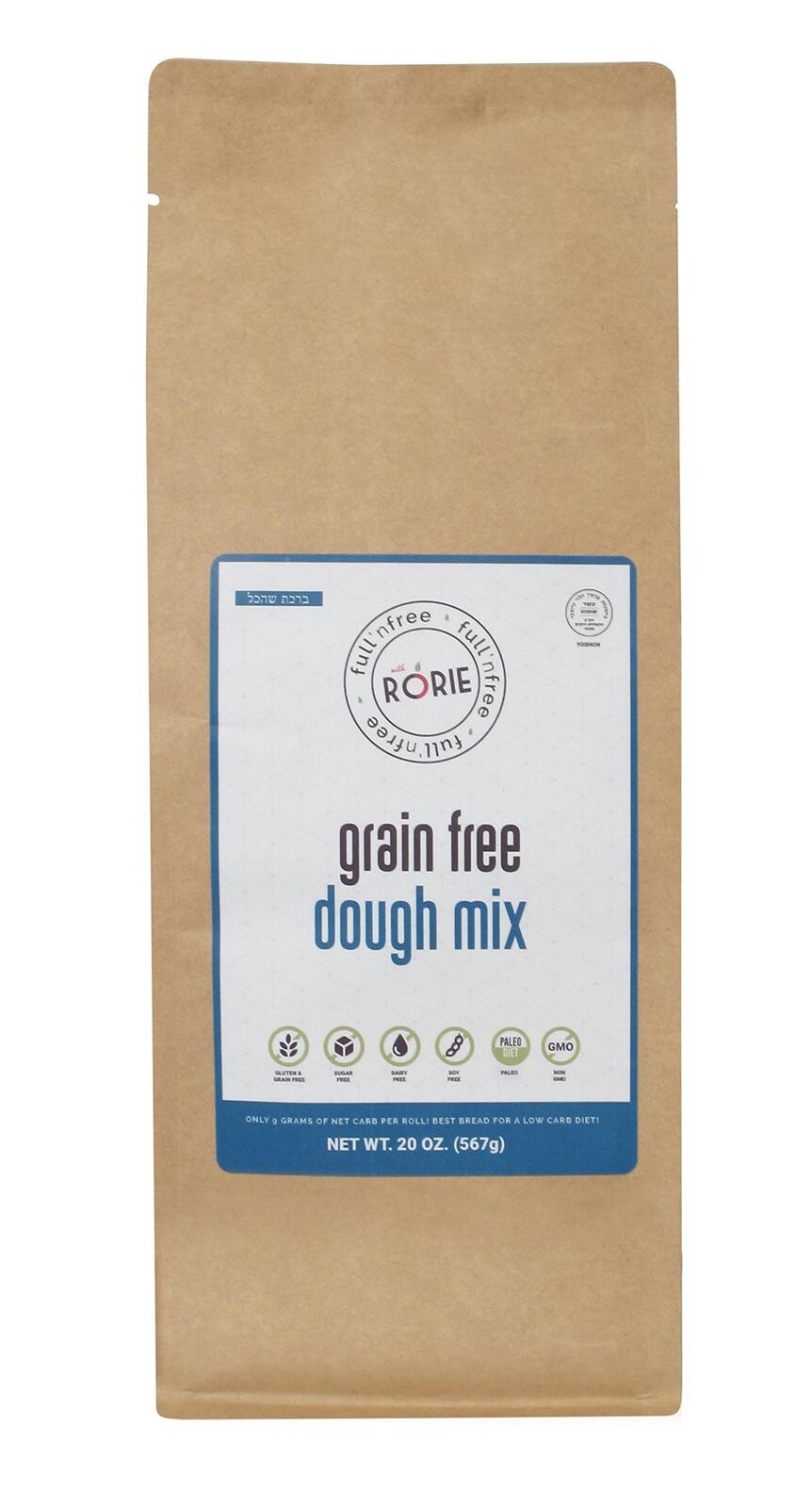 Rories Grain Free Dough Mix (20oz) Gluten free, Low Carb, Paleo Friendly, Low