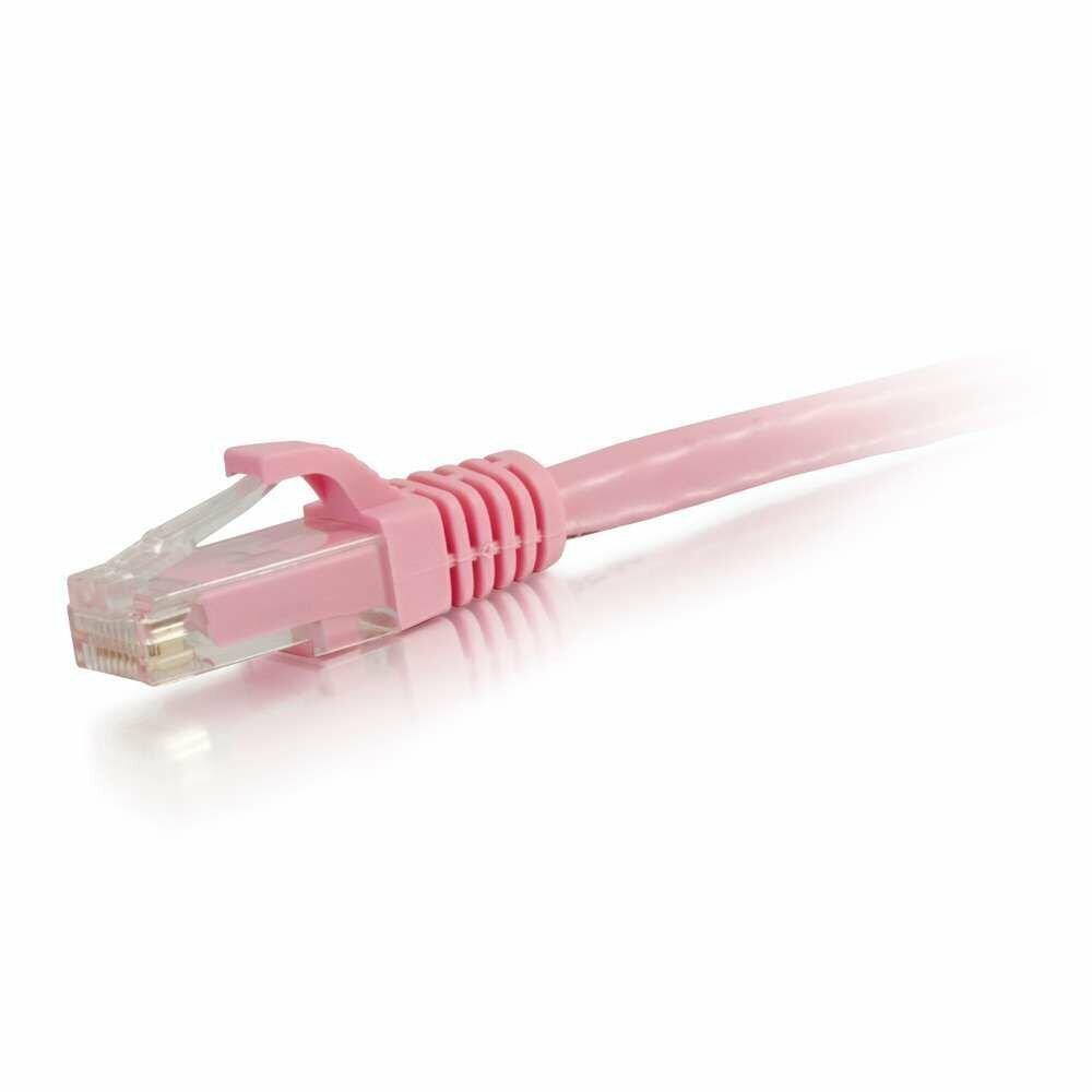 C2G 04054 Cat6 Cable - Snagless Unshielded Ethernet Network Patch Cable, Pink