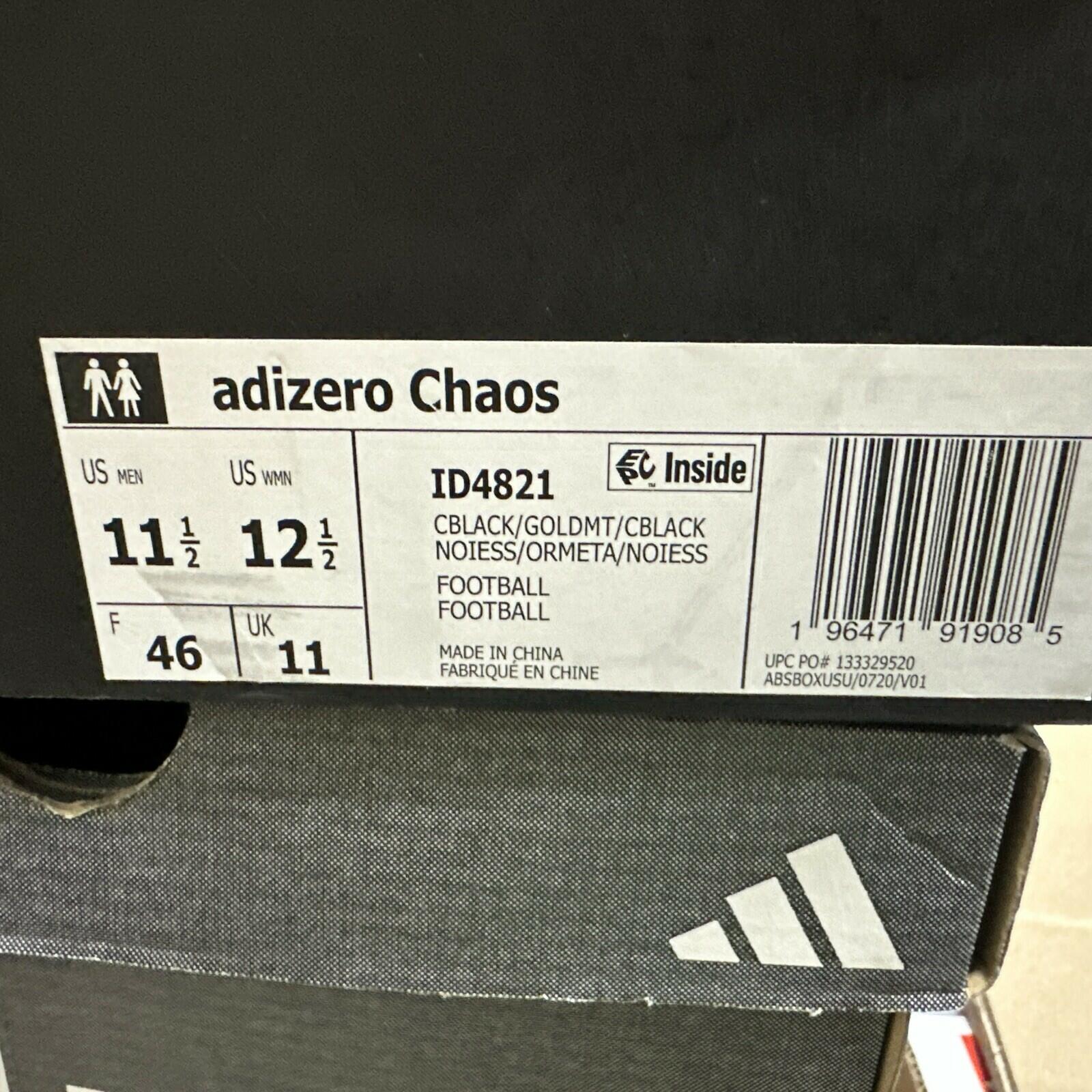 Adidas Adizero Chaos Speed Coronation Cleats ID4821 - Men's Size 11.5