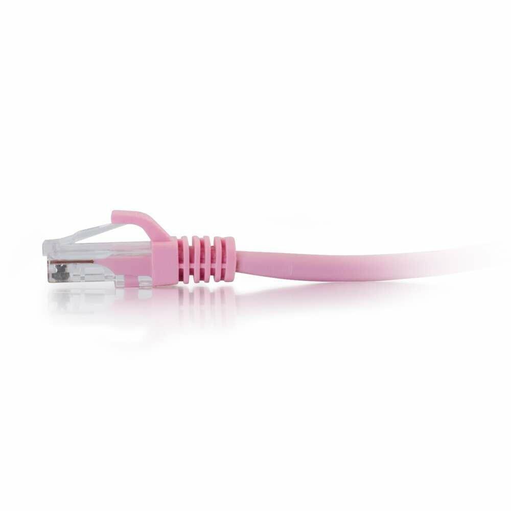 C2G 04054 Cat6 Cable - Snagless Unshielded Ethernet Network Patch Cable, Pink