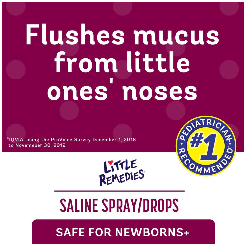 Little Remedies Noses Saline Spray Drops, 1 Fl Oz