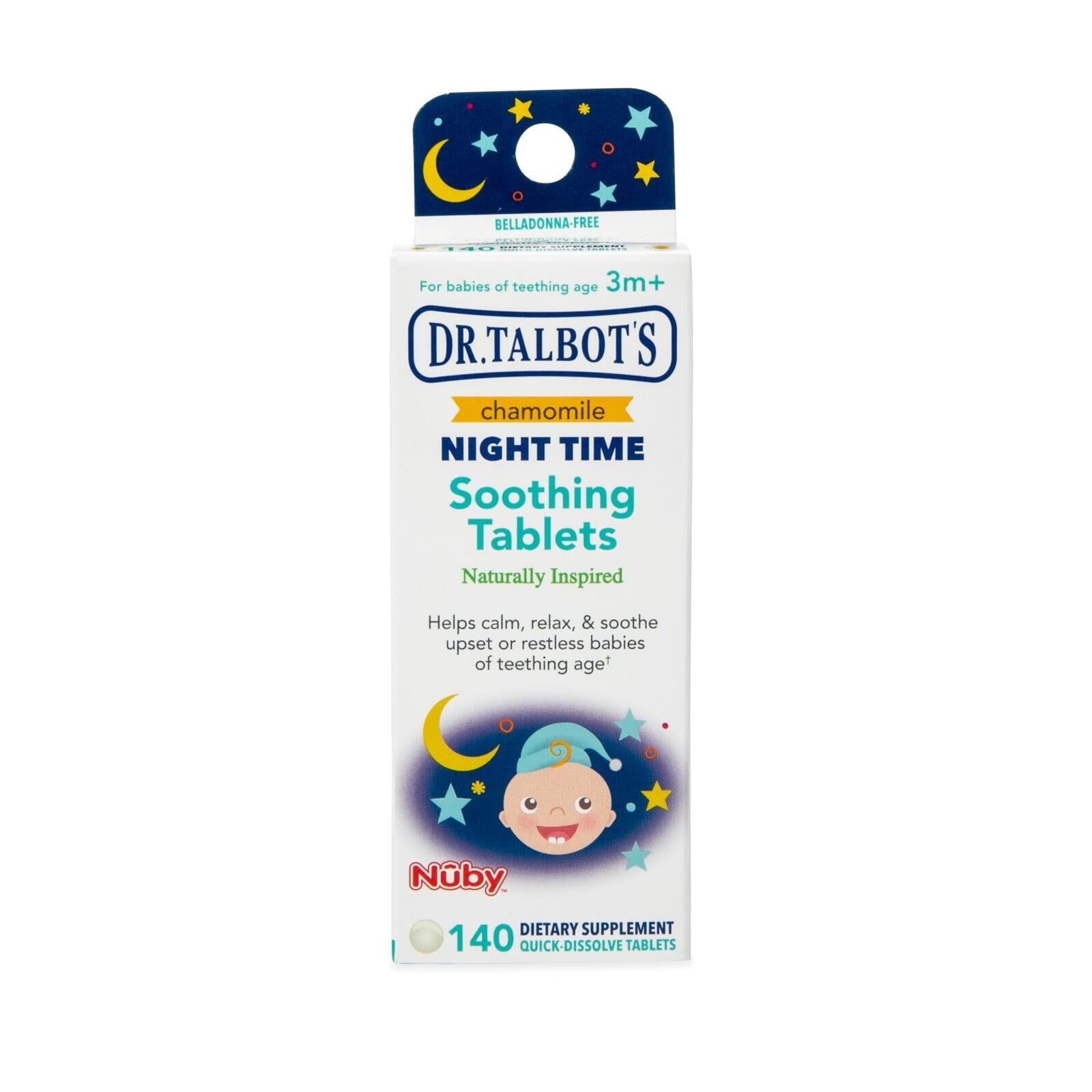Dr. Talbot's Night Time Chamomile Soothing Tablets, Naturally Inspired, Quick
