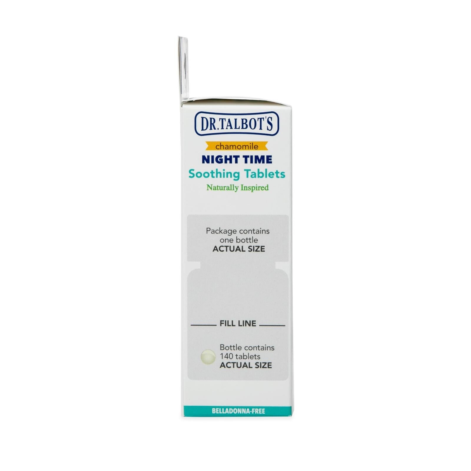 Dr. Talbot's Night Time Chamomile Soothing Tablets, Naturally Inspired, Quick