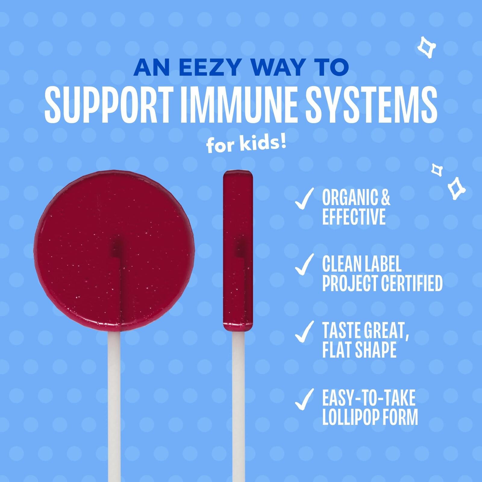 Momeez Choice, Immuniteez Immune Support Pops Elderberry, 10 Count