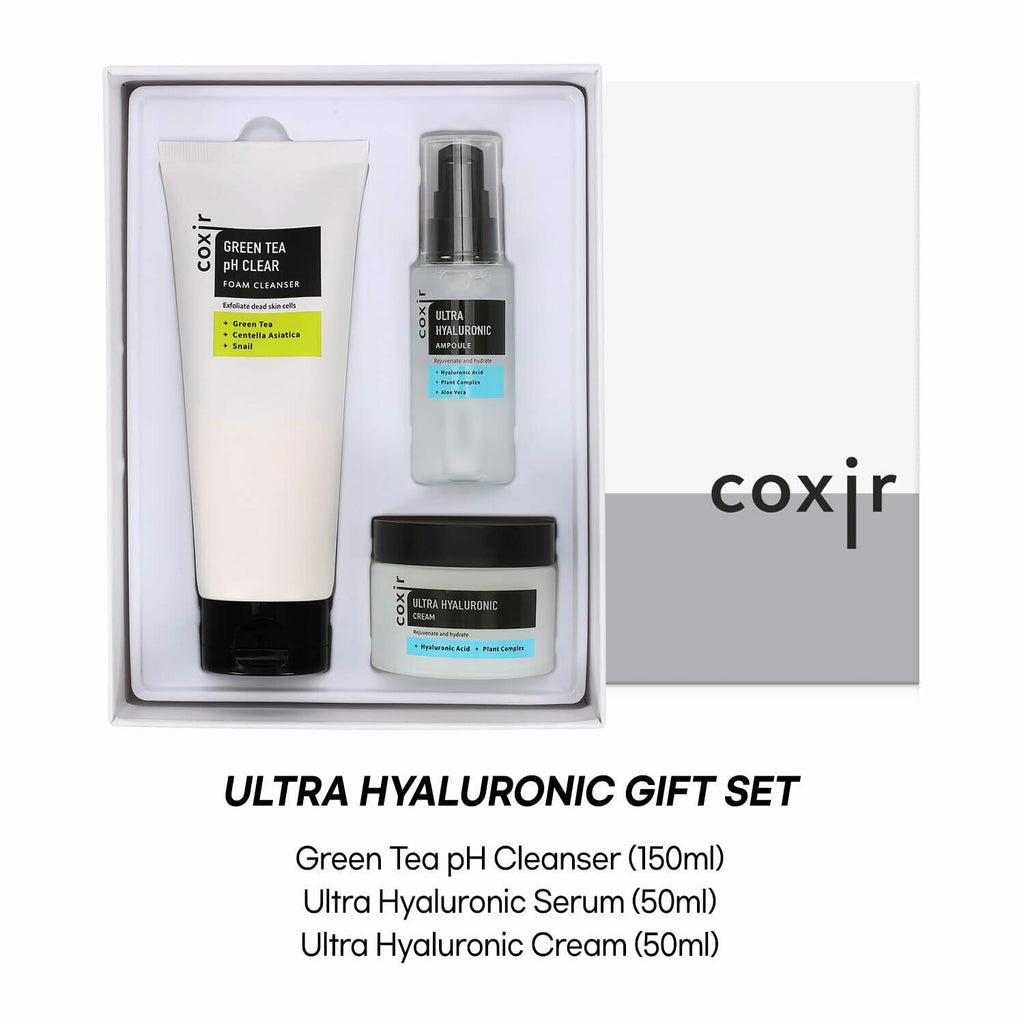 coxir ULTRA HYALURONIC GIFT SET/ /Gift Set Birthday present / Foam