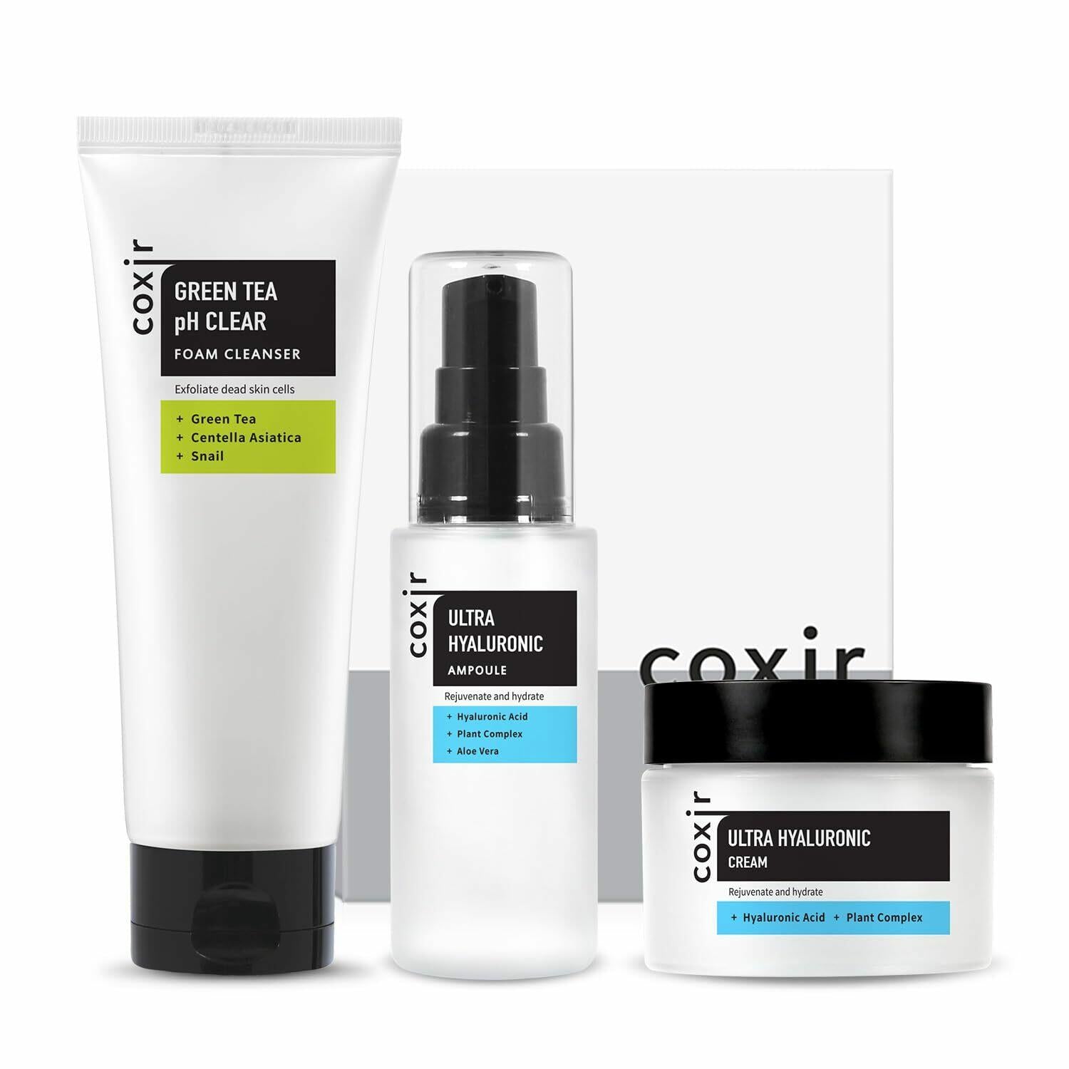 coxir ULTRA HYALURONIC GIFT SET/ /Gift Set Birthday present / Foam
