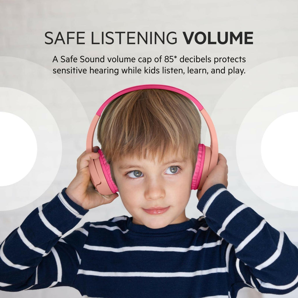 Belkin SoundForm Mini - Wireless Bluetooth Headphones for Kids with 30H Battery