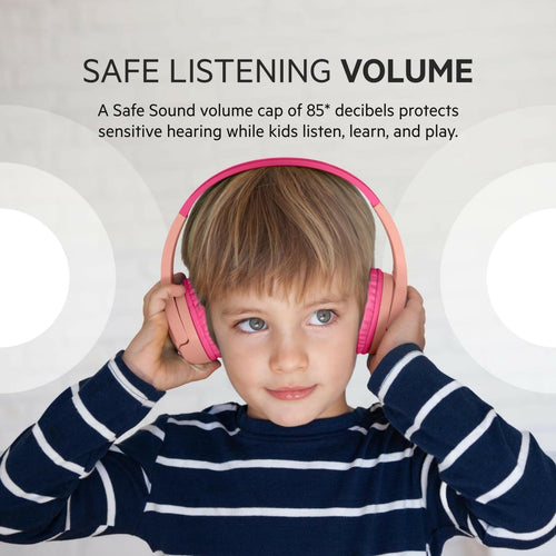 Belkin SoundForm Mini - Wireless Bluetooth Headphones for Kids with 30H Battery