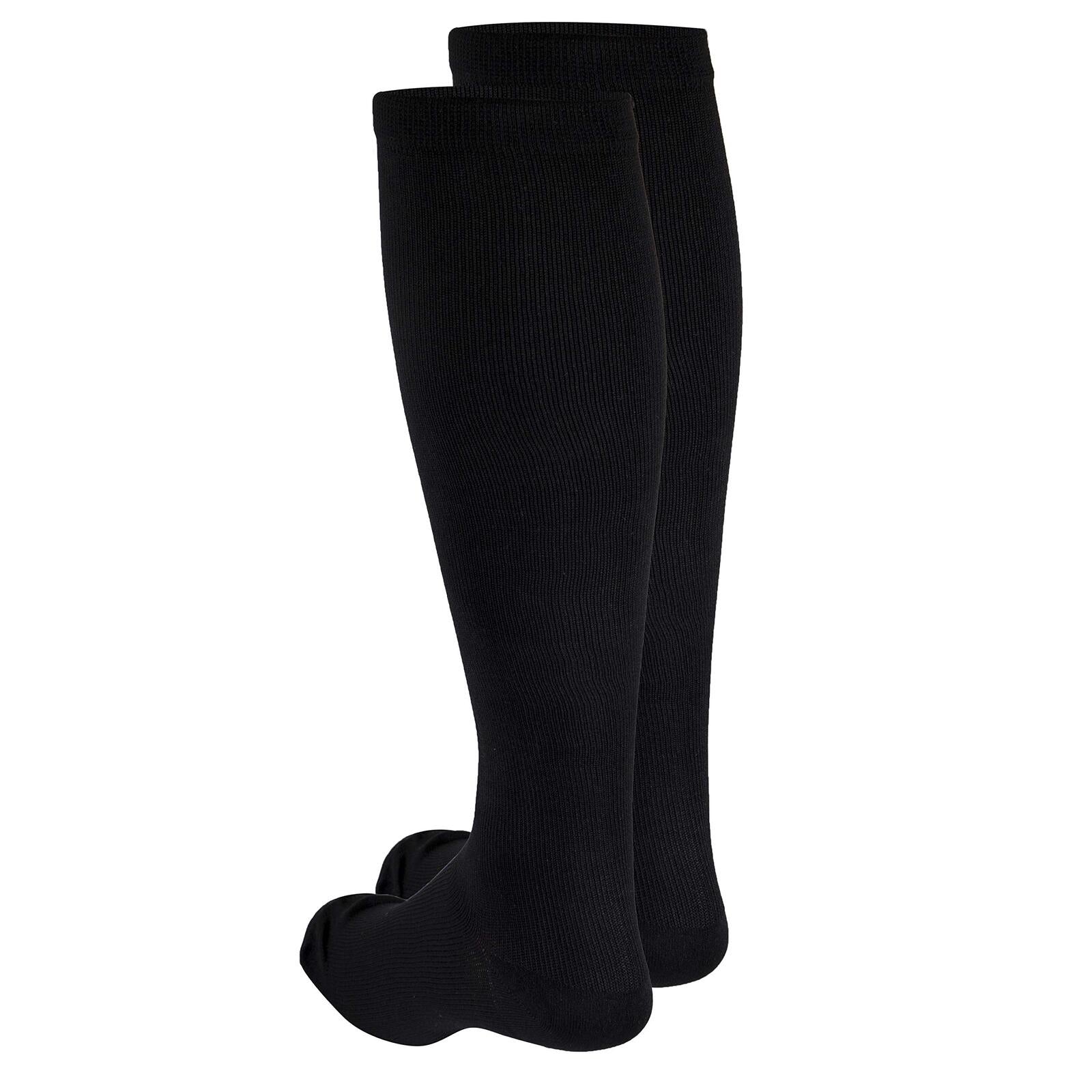 Truform Compression Socks, 20-30 mmHg, Men's Dress Socks, Knee High Over Calf