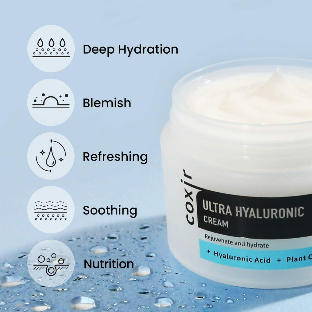 coxir ULTRA HYALURONIC GIFT SET/ /Gift Set Birthday present / Foam