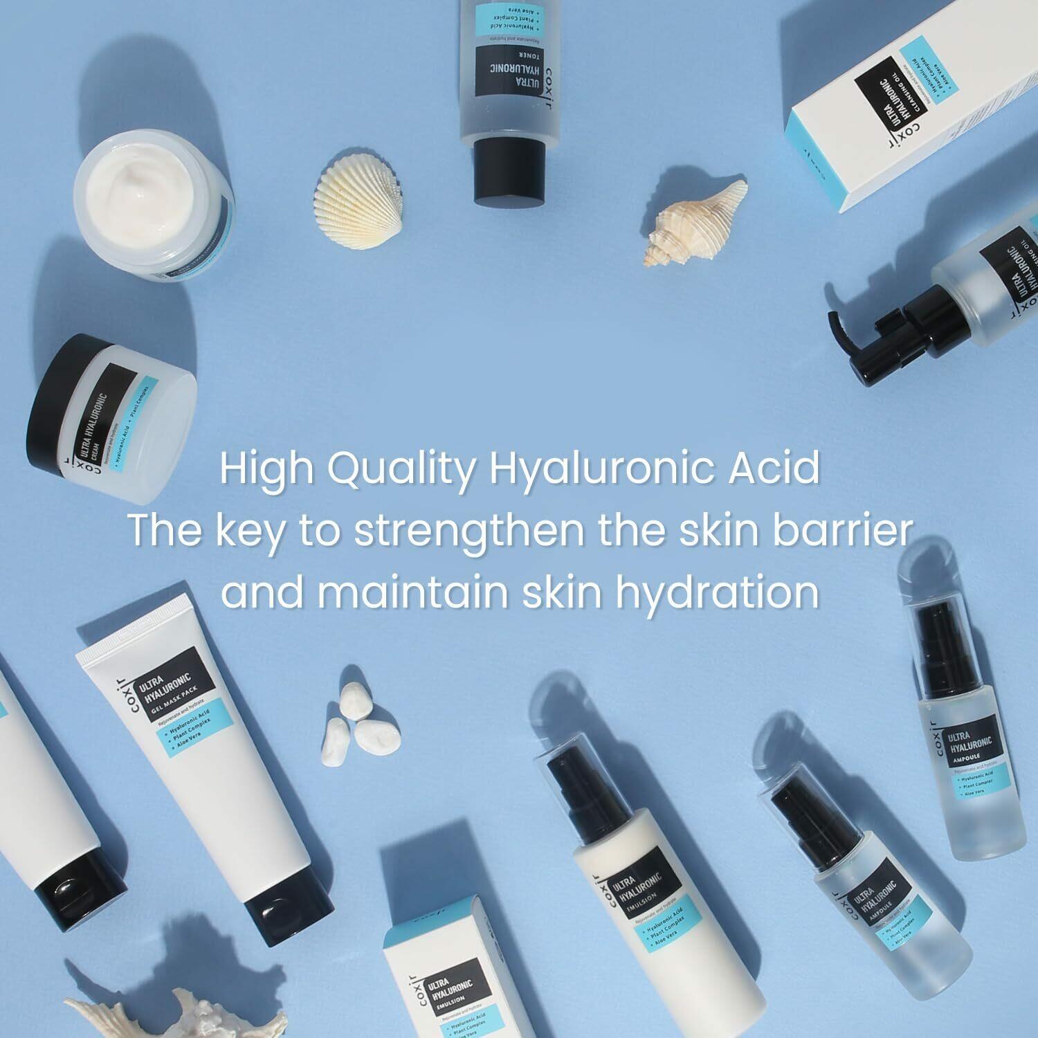 coxir ULTRA HYALURONIC GIFT SET/ /Gift Set Birthday present / Foam