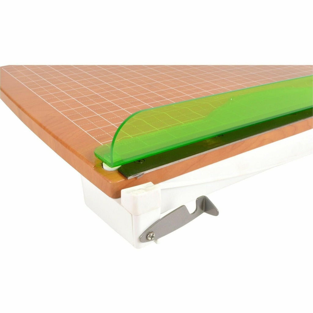 Westcott 16874 ‎15-Inch CarboTitanium Wood Base Guillotine Paper Cutter,