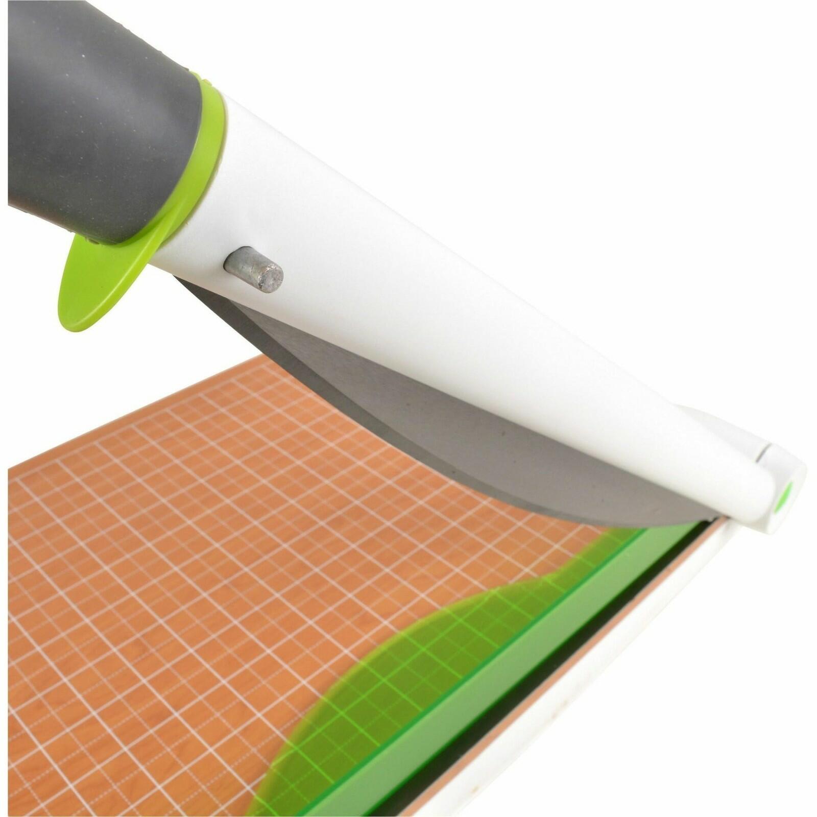 Westcott 16874 ‎15-Inch CarboTitanium Wood Base Guillotine Paper Cutter,