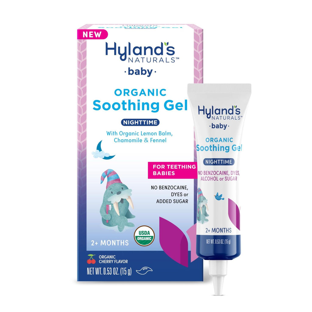 Hyland's Baby Organic Night Oral Soothing Gel, with Chamomile, Calendula, and