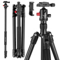MACTREM Tripod DSLR SLR Tripod, 62.5" Light-Weight Aluminum Alloy Camera Tripod