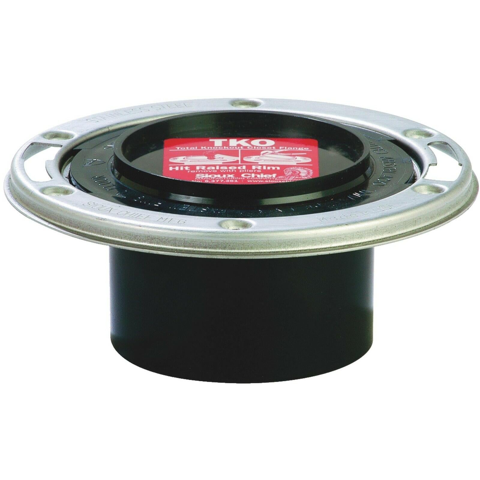SIOUX CHIEF MFG 600-312PK 3" Spg K/O Ss Abs Flange