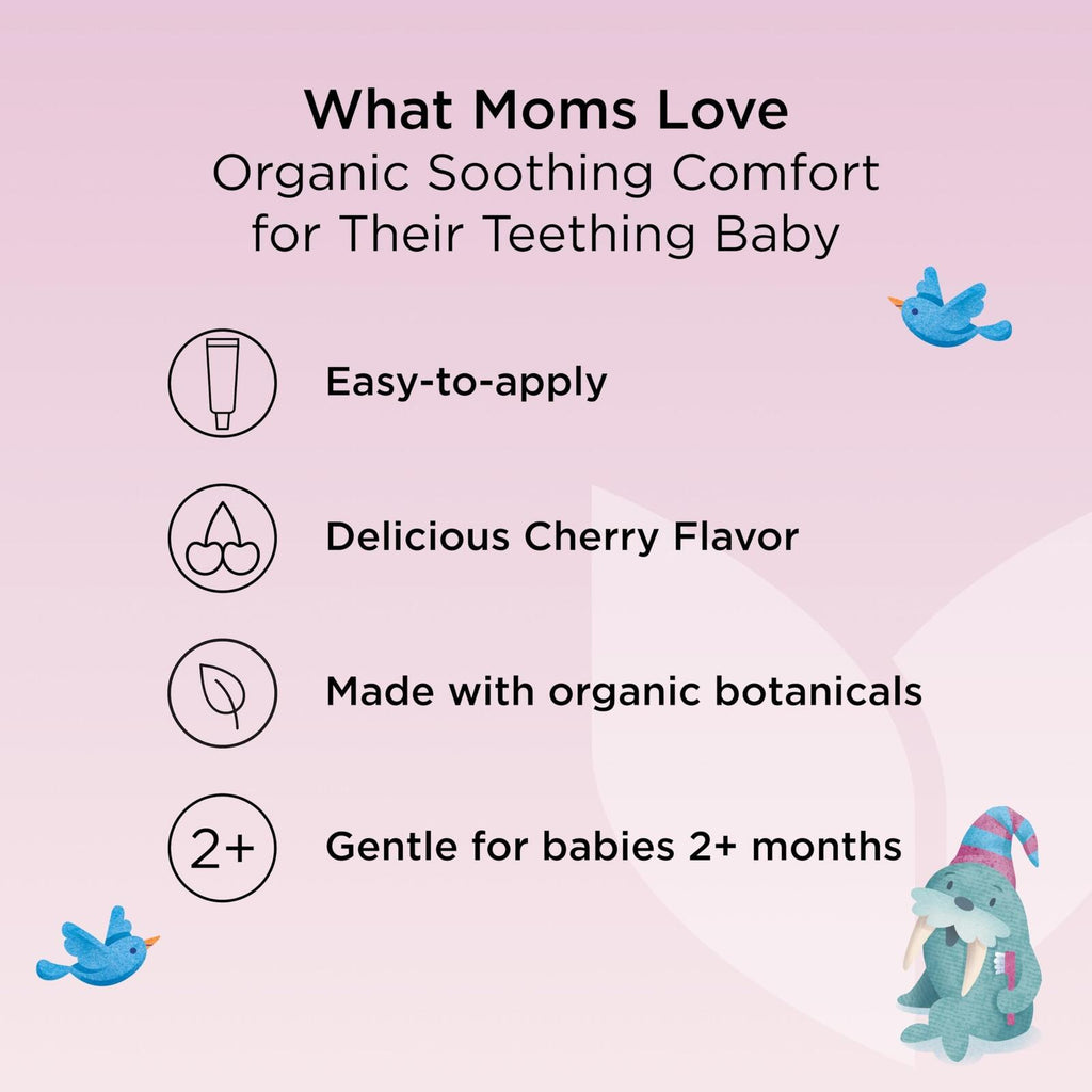 Hyland's Baby Organic Night Oral Soothing Gel, with Chamomile, Calendula, and