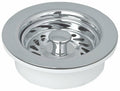 Belle Foret BFNKBS1CP Kitchen Sink Basket Strainer, Chrome
