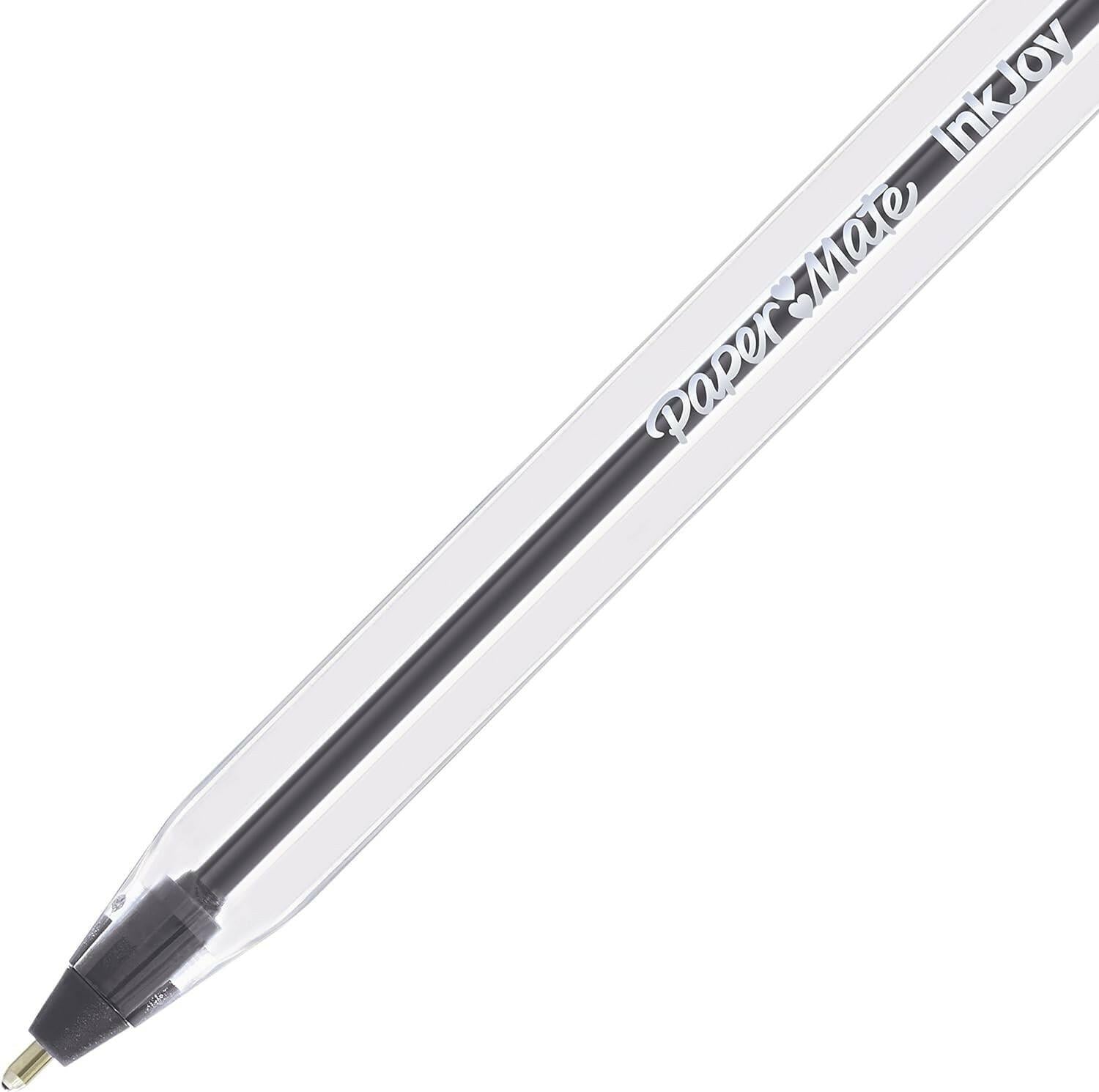 Paper Mate® InkJoy 50ST Stick Ballpoint Pens, Medium Point, 1.0 mm, Clear