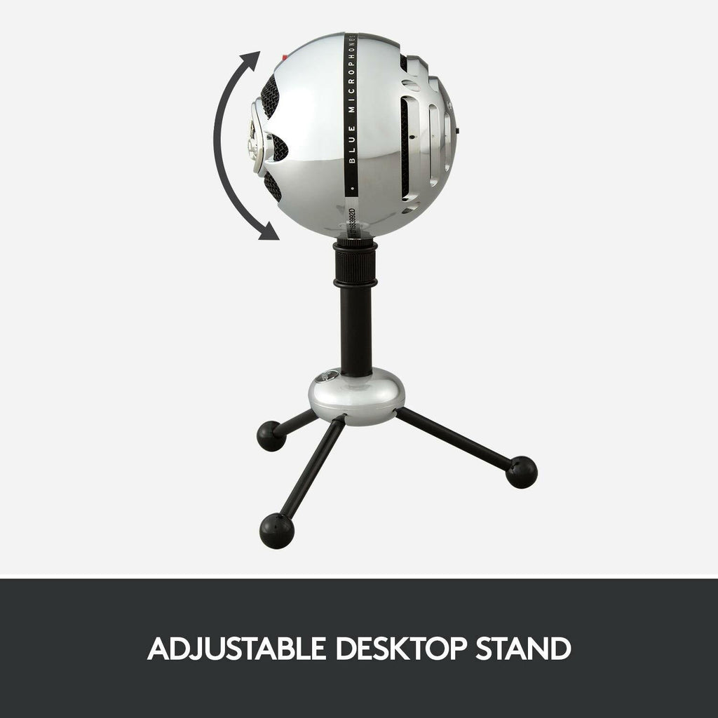 Logitech for Creators Blue Snowball USB Microphone for PC, Mac, Gaming,