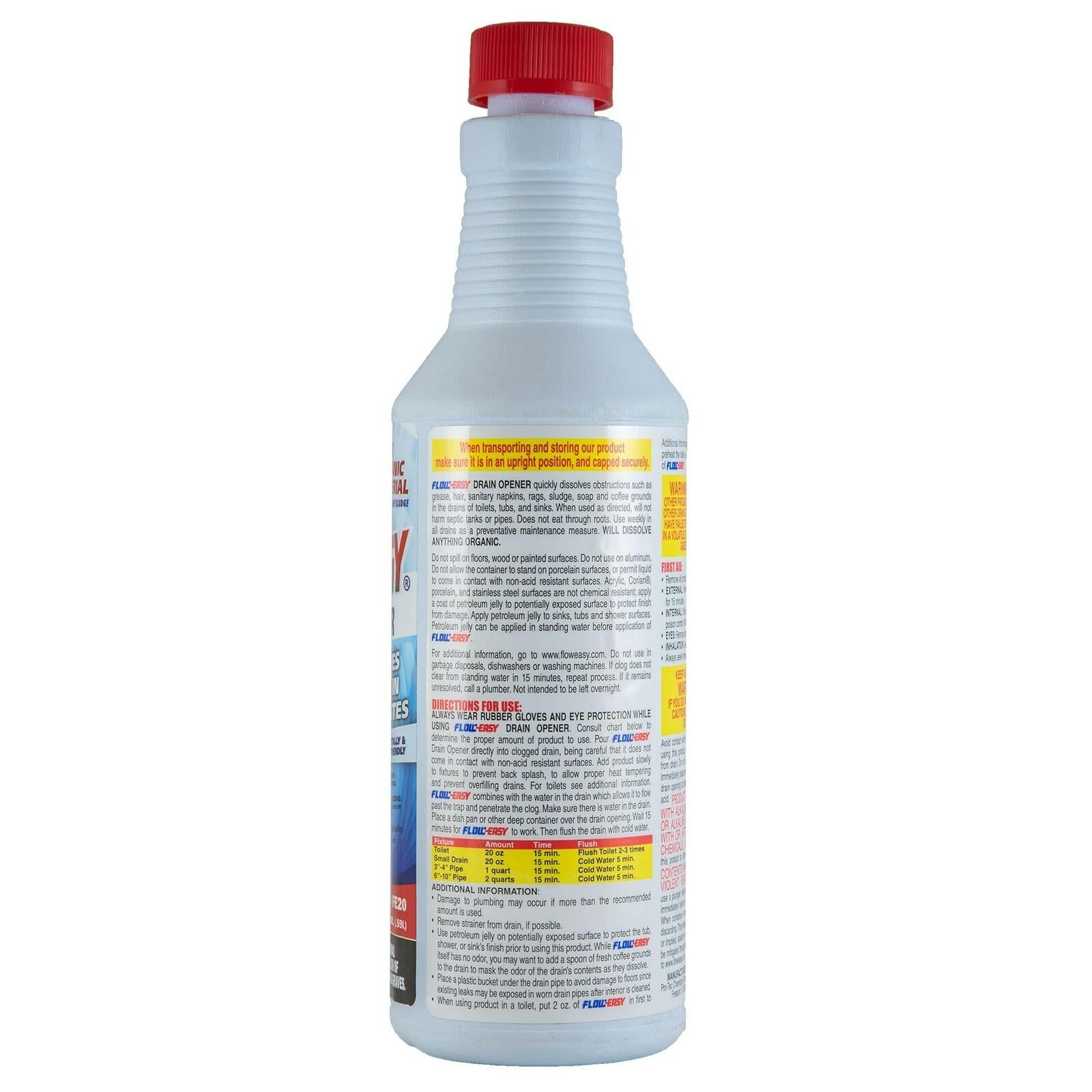 PROLINE Chemical & Plastics FE20 Drain Opener, 20 oz