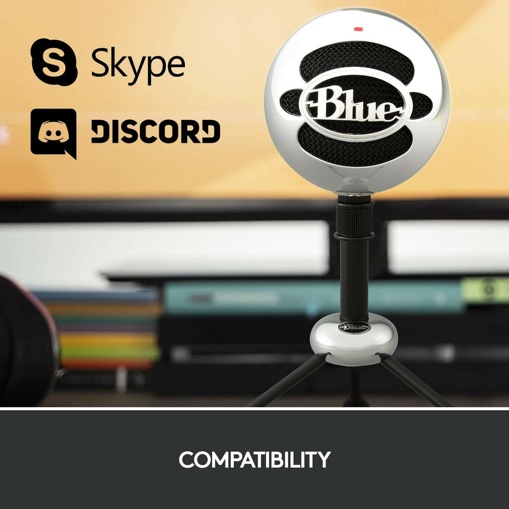 Logitech for Creators Blue Snowball USB Microphone for PC, Mac, Gaming,