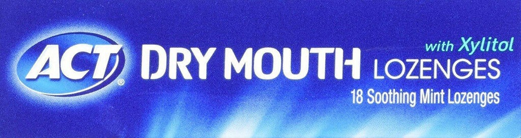 ACT Dry Mouth Lozenges With Xylitol 18 Count (Pack of 1) (Packaging May Vary)