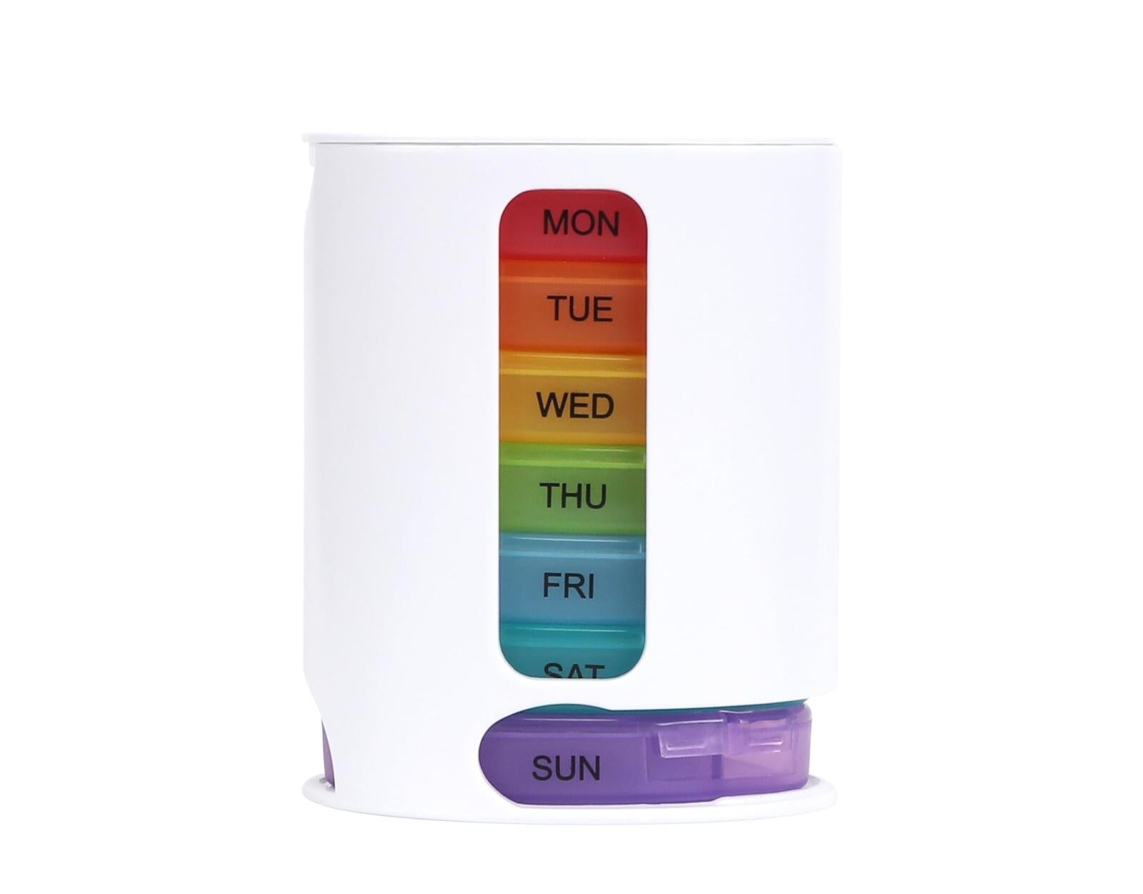 Weekly Pill Organizer 7 Day Four Time A Day Pill Case Morn/NOON/EVE/Bed Large