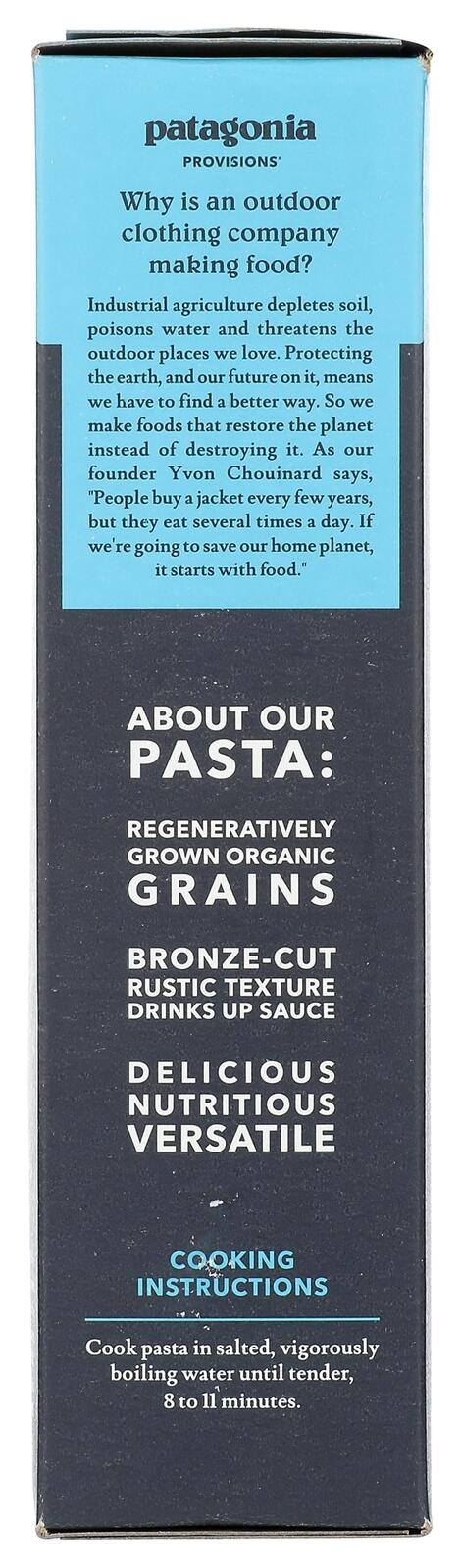 Patagonia Provisions Pasta Roc Fusilli 12 OZ