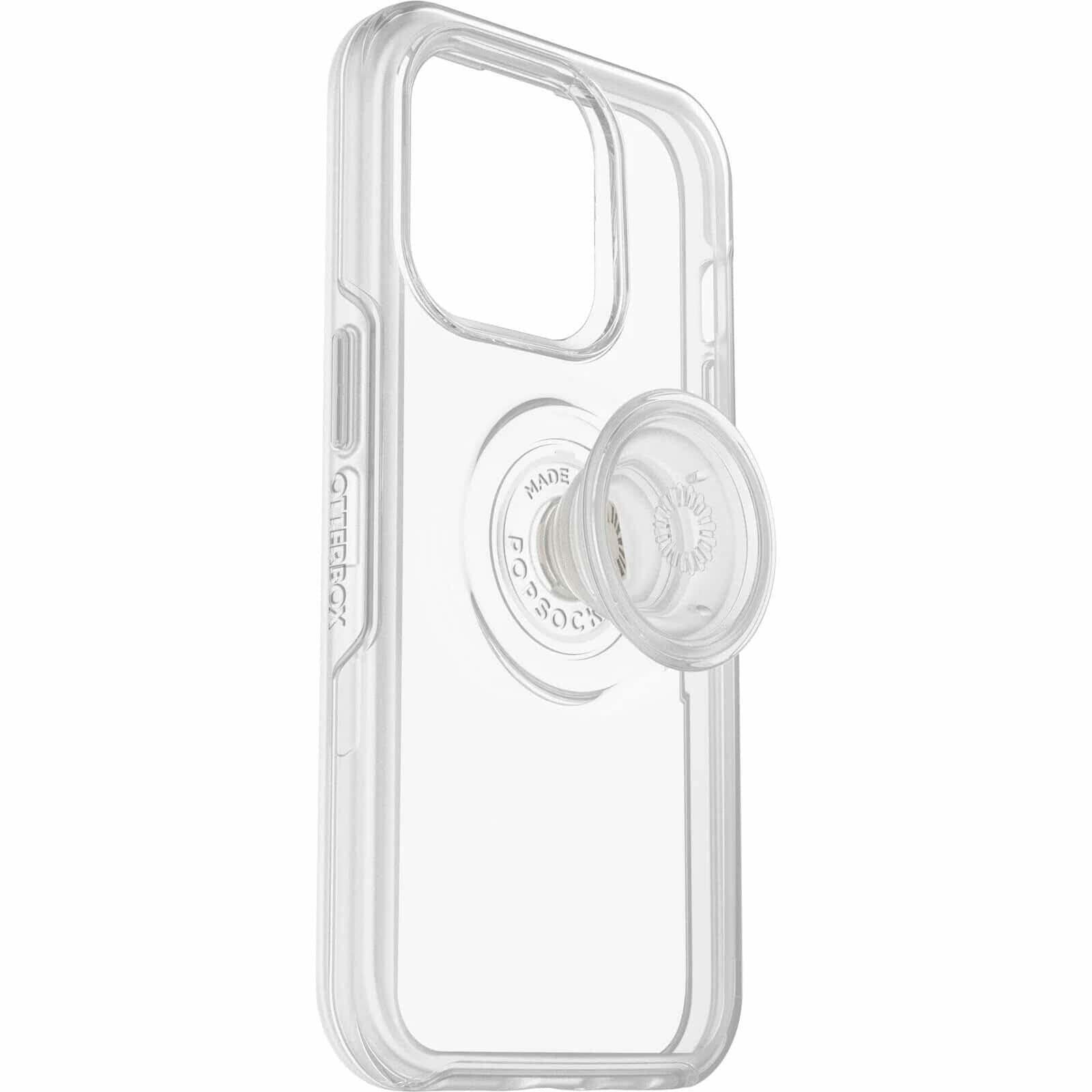 OTTERBOX Apple iPhone 14 Pro Otter + Pop Symmetry Series Clear Case - Clear Pop