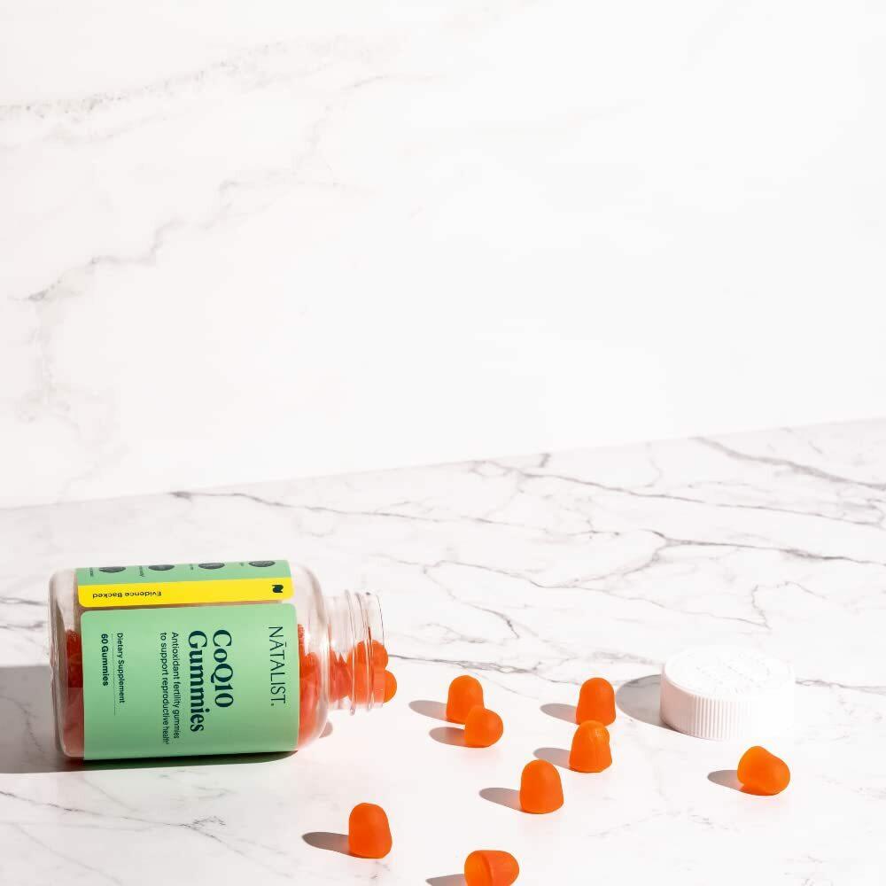 NATALIST CoQ10 Gummies Daily Fertility Vitamin Powerful Antioxidant Defense &