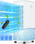 MYICY 25" Windowless Air Conditioner with Double Tanks for 16H Cooling, 25ft