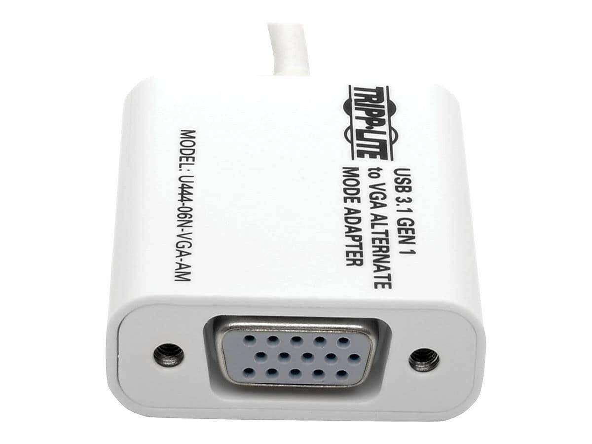 Tripp Lite USB C to VGA Video Adapter Converter1080p, M/F, Thunderbolt 3
