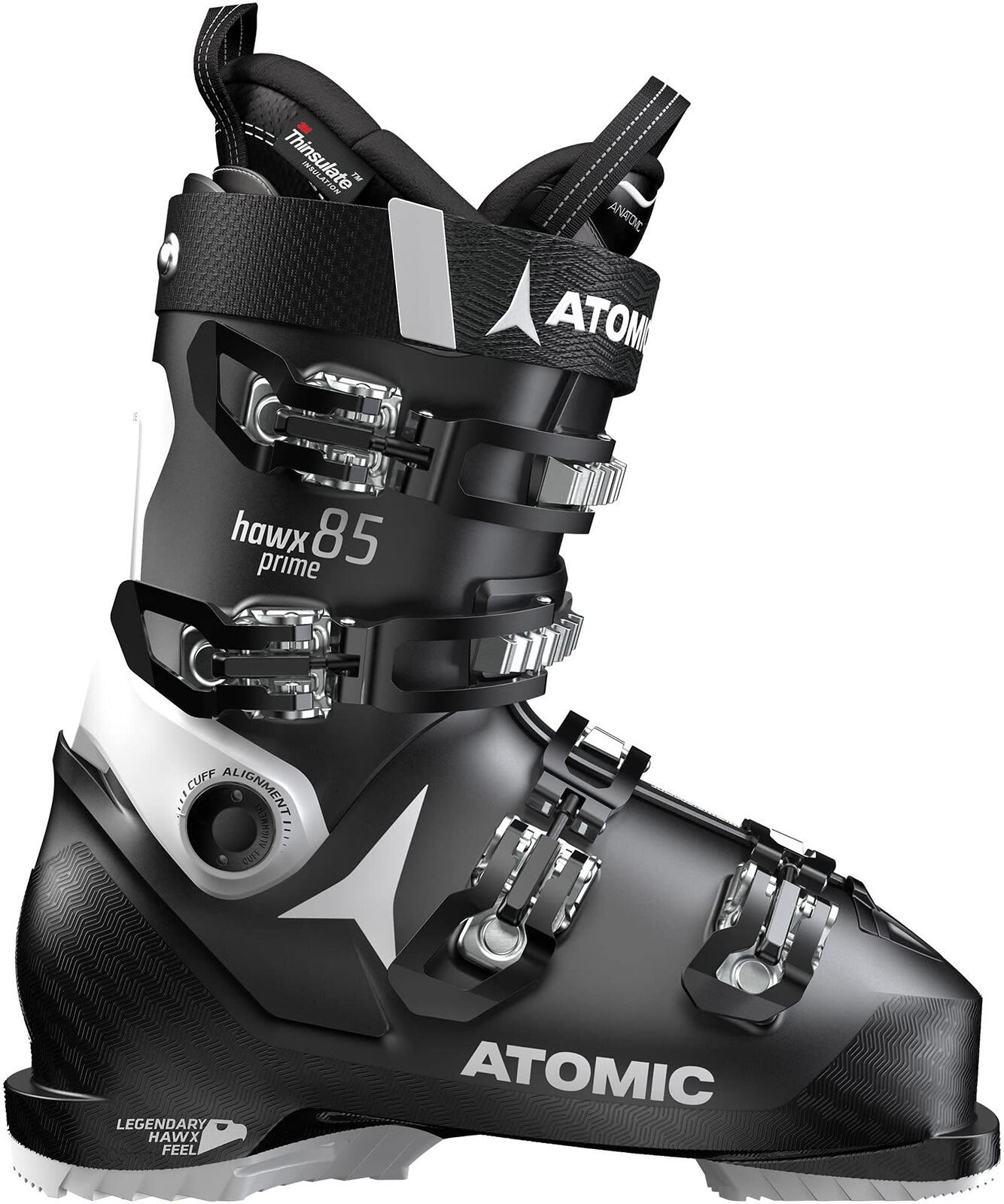 Atomic HAWX Prime 85 Ski Boots White Womens Sz 7/7.5 (24/24.5)