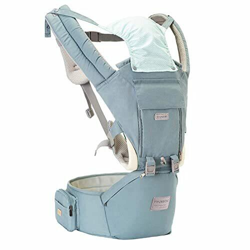 YIYUNBEBE Baby Carrier with Hip Seat Front/Back Baby Holder