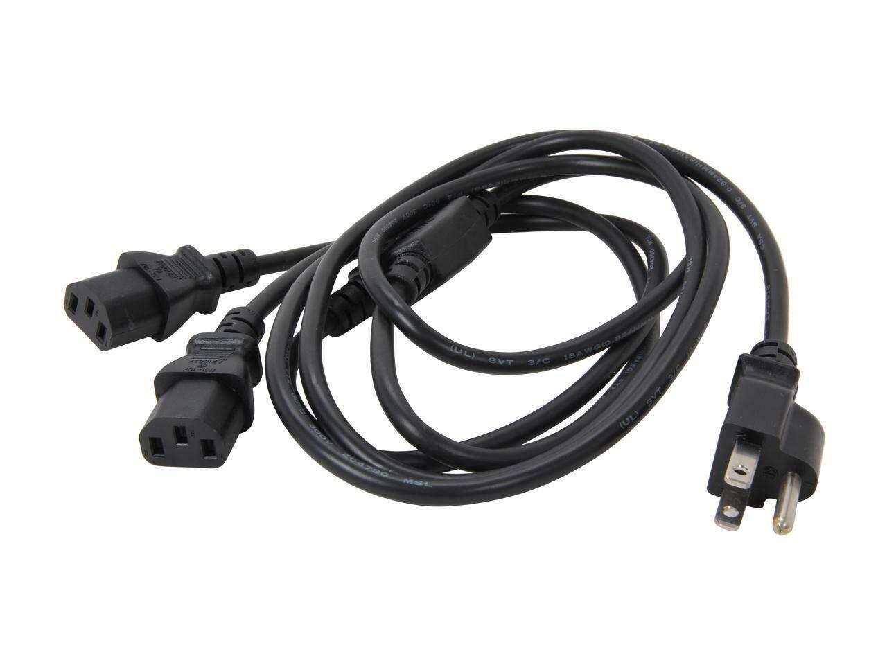 6FT UNIVERSAL Y COMPUTER POWER