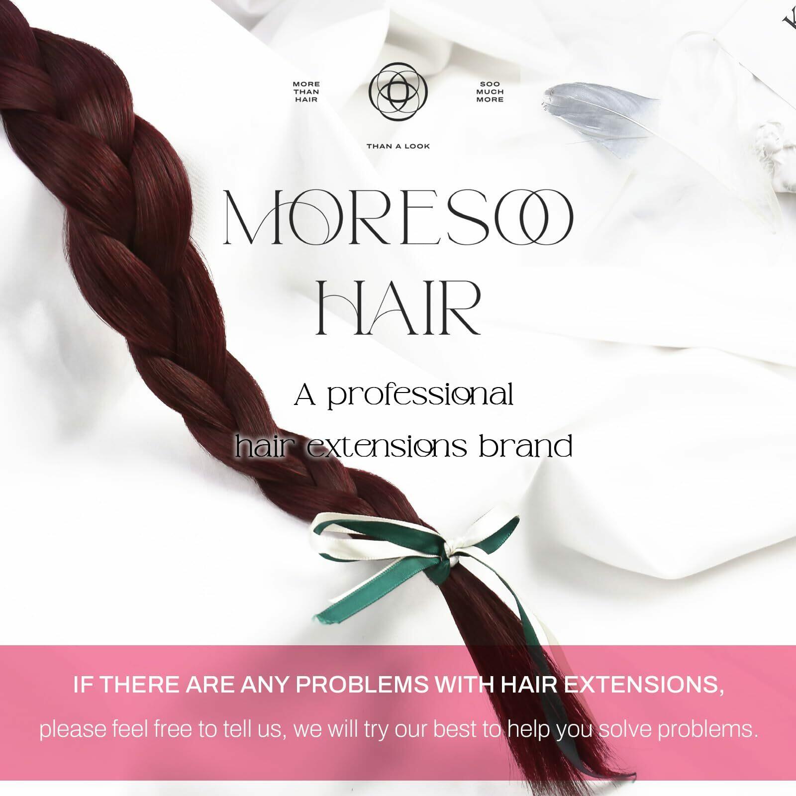 Moresoo I Tip Hair Extesnions Human Hair Burgundy Hair Extensions Itip Human ...