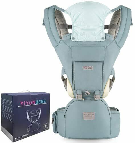YIYUNBEBE Baby Carrier with Hip Seat Front/Back Baby Holder