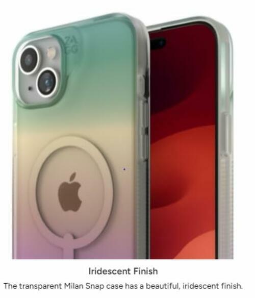 ZAGG Milan Snap iPhone 15 Plus Case - iPhone MagSafe Case with Drop Protection
