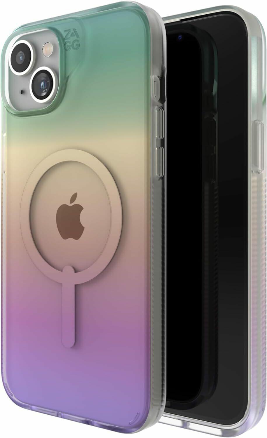ZAGG Milan Snap iPhone 15 Plus Case - iPhone MagSafe Case with Drop Protection